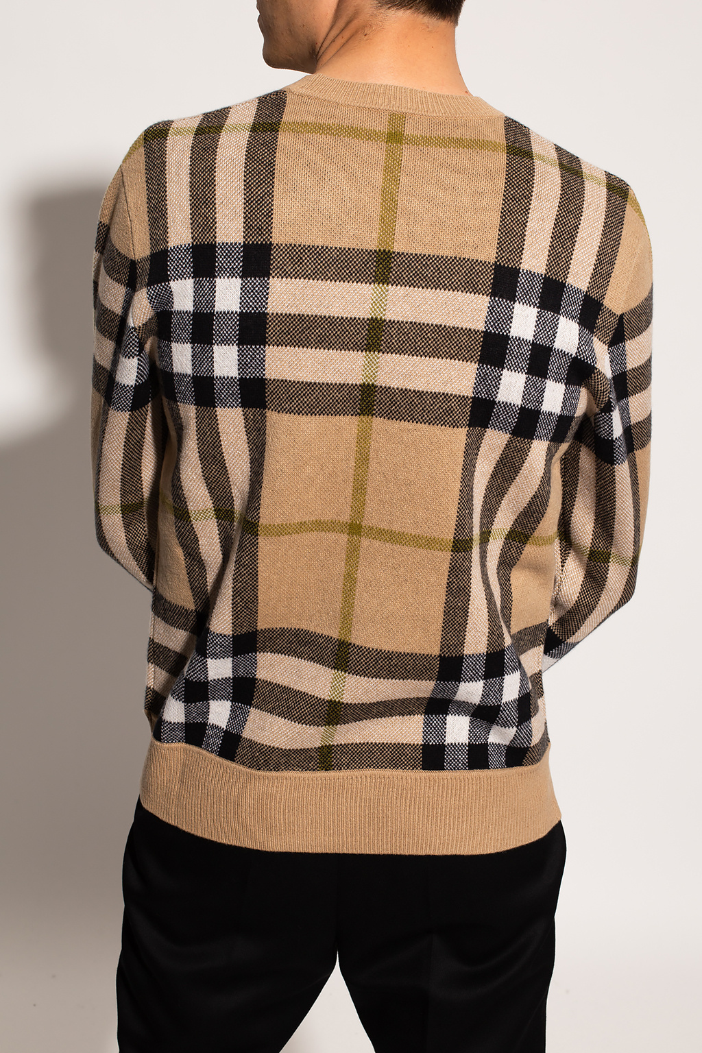 Burberry cashmere best sale sweater mens